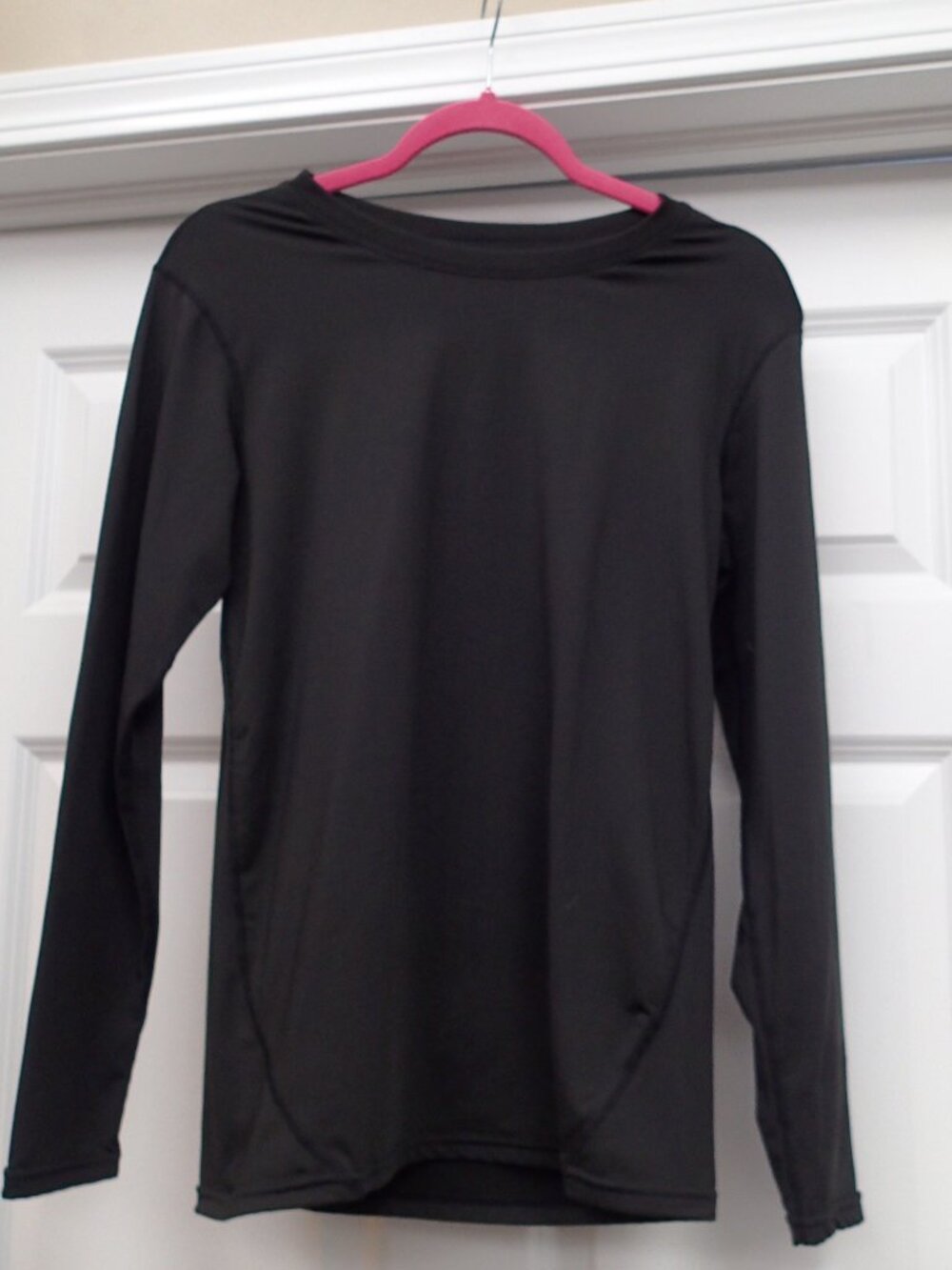 Herobiker Base Layer Shirt Black Long Sleeve Stretch Compression Size Medium NEW